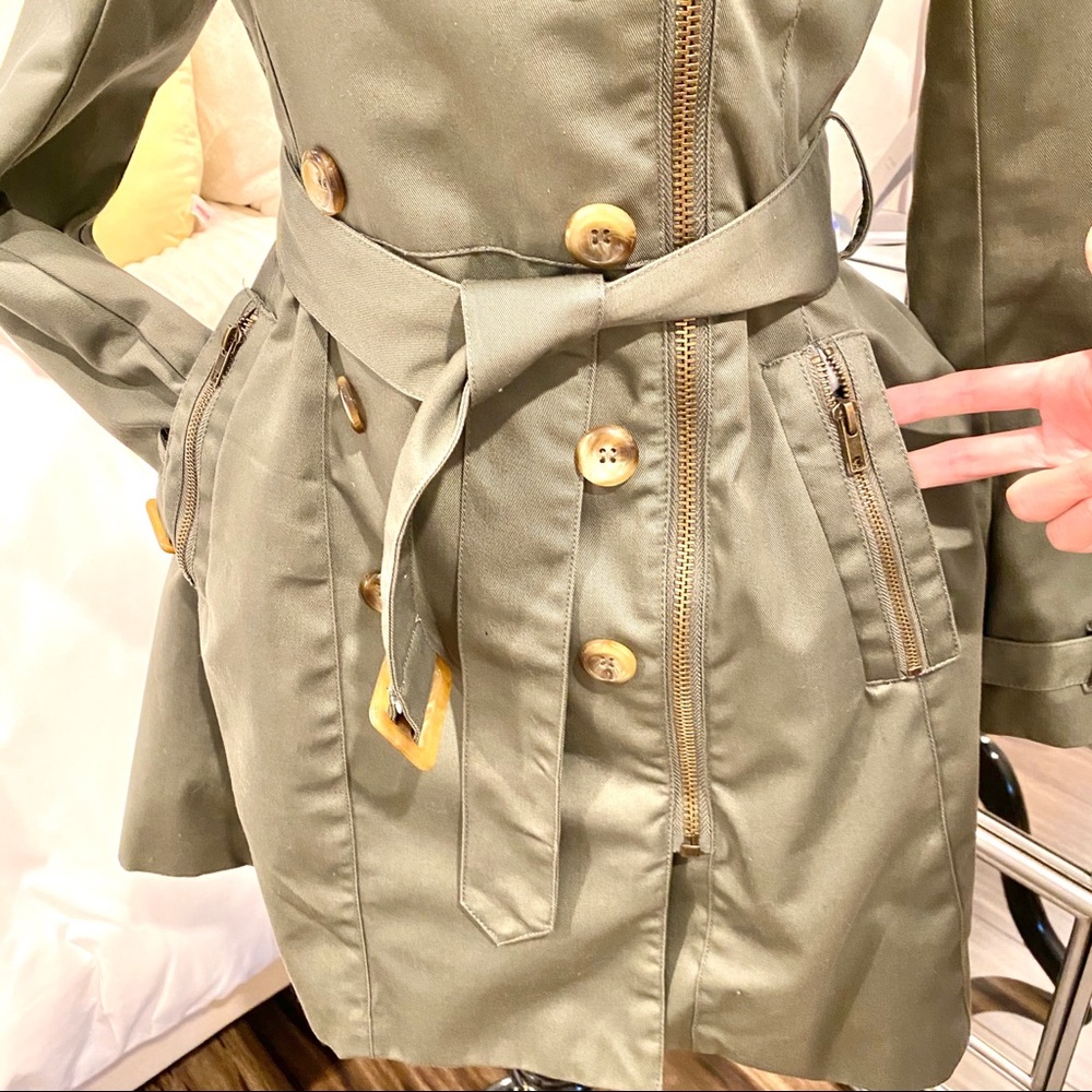 CoffeeShop Trench Coat - Picture 3 of 7